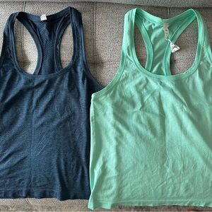 Lululemon size 8 swiftly tanks- NWOT